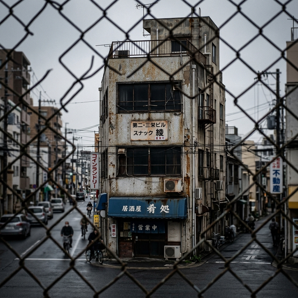 取材班が撮影した教団集会所の外観